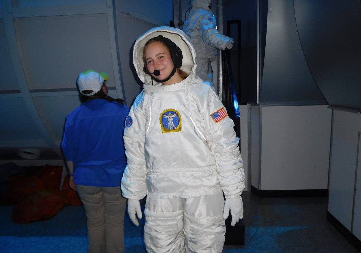 St Norbert College Year 11 student Melisse Burgoyne prepares to train at NASA’s Advanced Space Academy.