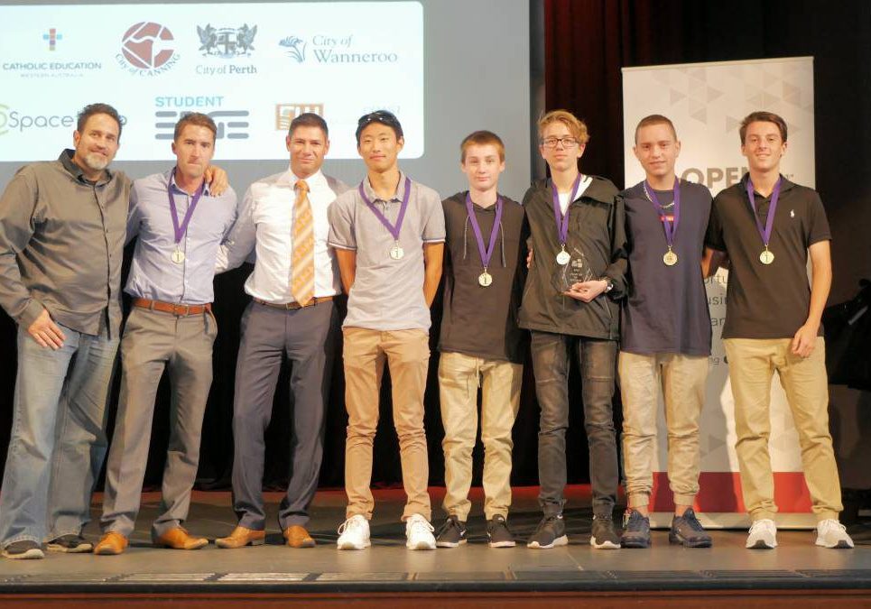 Seton Catholic College's Split Connect team won the 2017 Just Start It competition during West Tech Fest